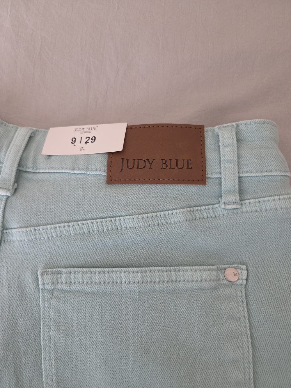 NWT Judy Blue Garment Dyed Raw Hen Wide Leg Jeans Size 29 - Picture 5 of 5